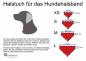 Mobile Preview: Hundehalstuch Tunnel mit Hundehalsband Kleine Punkte Rot